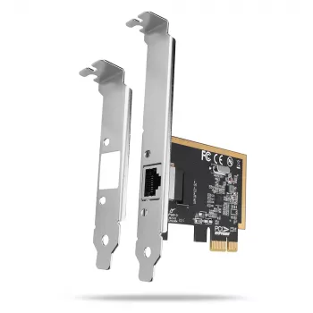 Axagon PCEE-GRF PCIe - Gigabit Ethernet Adapter Realtek 8111F inkl. SP & LP