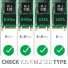 Axagon PCEM2-D PCIe x4 - M.2 NVMe M-Key + SATA B-Key Slot Adapter mit SP & LP