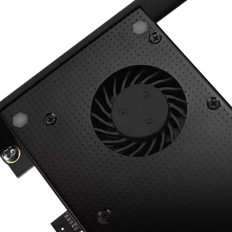 Axagon PCEM2-DC PCIe x4 - M.2 NVMe M-Key + SATA B-Key Slot Adapter mit Kühler, SP & LP