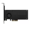 Axagon PCEM2-DC PCIe x4 - M.2 NVMe M-Key + SATA B-Key Slot Adapter mit Kühler, SP & LP