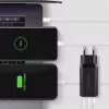 Axagon ACU-DPQ65 GaN-Wandladegerät 65W, 3 Anschlüsse (USB-A + Dual-USB-C), PD3.0/QC4+/PPS/Apple