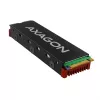 Axagon CRL-M2 Passiver Aluminium-Kühler für alle M.2 SSDs, Größe 2280, 12 mm hoch.