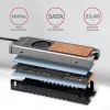Axagon CLR-M2FAN Kupferkühlkörper mit Lüfter für einseitige und doppelseitige M.2-SSD-Laufwerke, Größe 2280, Höhe 13 mm.