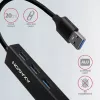 Axagon HMA-GL3A Multiport-Hub USB 3.0 Typ A Gbit-LAN 3x USB-A microSD Kabelgebunden USB 3.2 Gen 1 (3.1 Gen 1) Type-A Schwarz
