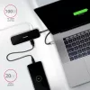 Axagon HMC-6GL USB 3.2 Gen 1 Hub, 3x USB-A, HDMI 4K/30Hz, RJ-45, PD 100W, 20 cm USB-C-Kabel