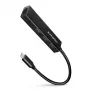 USB-C Hub Axagon HMC-GL3A 3x USB-A Gbit-LAN Schwarz