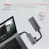 AXAGON HMC-4G2, USB-C 3.2 Gen 2 10 Gb/s Hub, Anschlüsse 2x USB-A + 2x USB-C, Kabel USB-C 13cm