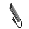 AXAGON HMC-4G2, USB-C 3.2 Gen 2 10 Gb/s Hub, Anschlüsse 2x USB-A + 2x USB-C, Kabel USB-C 13cm