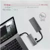 AXAGON HMC-4G2, USB-C 3.2 Gen 2 10 Gb/s Hub, Anschlüsse 2x USB-A + 2x USB-C, Kabel USB-C 13cm