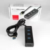 Axagon HUE-S2BL 4x USB 3.0 CHARGING Hub mit 1,2 m Kabel, Stromversorgung über Micro-USB