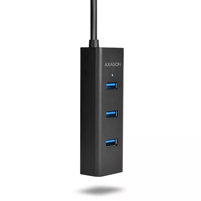 Axagon HUE-S2BL 4x USB 3.0 CHARGING Hub mit 1,2 m Kabel, Stromversorgung über Micro-USB