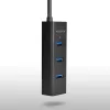 Axagon HUE-S2BL 4x USB 3.0 CHARGING Hub mit 1,2 m Kabel, Stromversorgung über Micro-USB