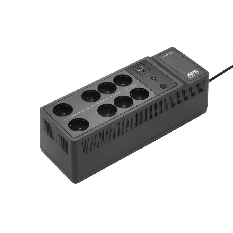 APC Back-UPS BE850G2-GR - Notstromversorgung 8 Steckdosen, 850VA, 2 USB-Ladegeräte, 1 USB-Datenanschluss