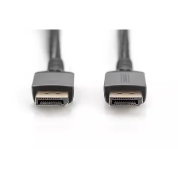 DIGITUS PREMIUM DP1.4 KABEL DP auf DP 8K/60Hz, 2m Aluminiumgehäuse vergoldet, Unterstützt 8K/60Hz