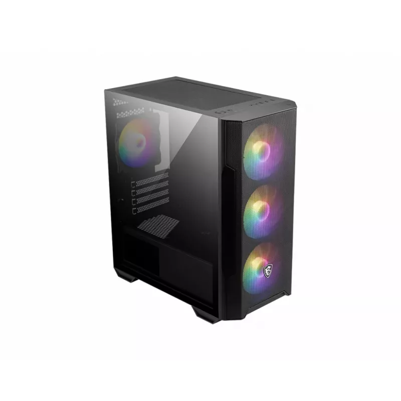 MSI MAG Forge M100R Midi-Tower Schwarz, transparent