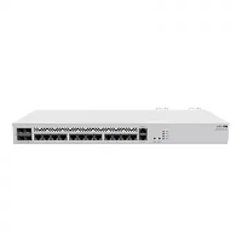 Kabelgebundener Router MikroTik CCR2116-12G-4S+ — 13x Gigabit RJ-45, 4x SFP+, 2000 MHz, DDR4, weiß