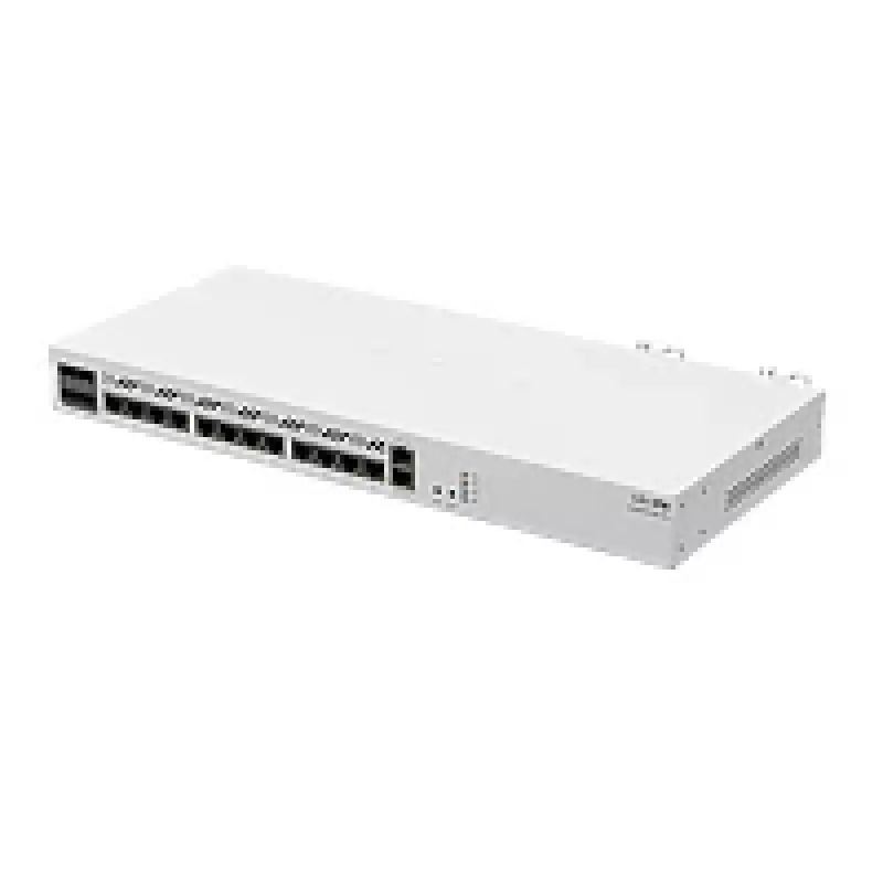 Kabelgebundener Router MikroTik CCR2116-12G-4S+ — 13x Gigabit RJ-45, 4x SFP+, 2000 MHz, DDR4, weiß