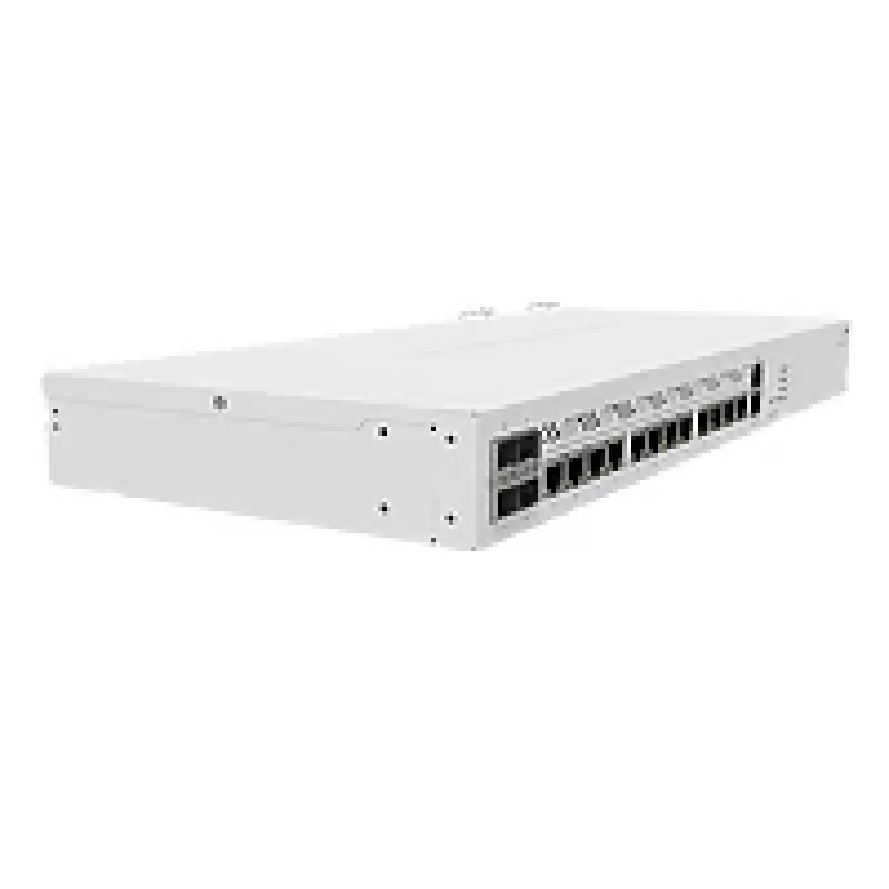 Kabelgebundener Router MikroTik CCR2116-12G-4S+ — 13x Gigabit RJ-45, 4x SFP+, 2000 MHz, DDR4, weiß