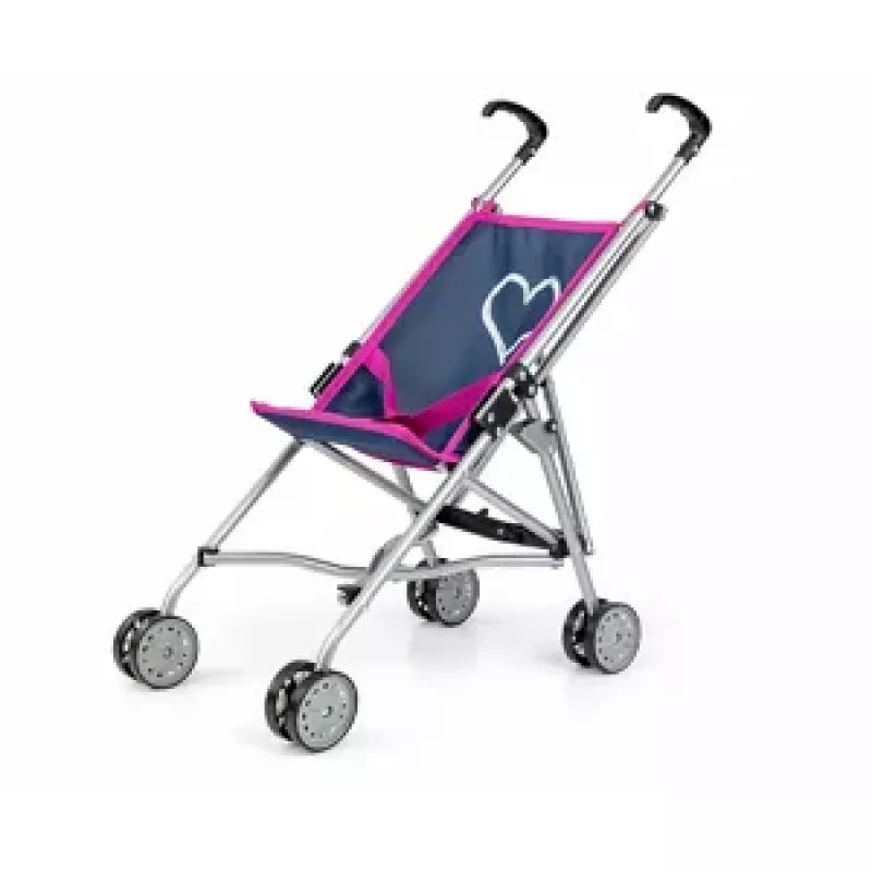 Puppenwagen milly mally Julia Prestige Navy leichte Bauweise