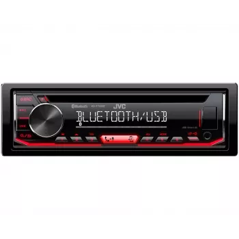 JVC KD-T702BT 1-DIN CD-Receiver, Schwarz, 1 DIN, 200 W, 50 W, CD, LCD