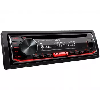 JVC KD-T702BT 1-DIN CD-Receiver, Schwarz, 1 DIN, 200 W, 50 W, CD, LCD