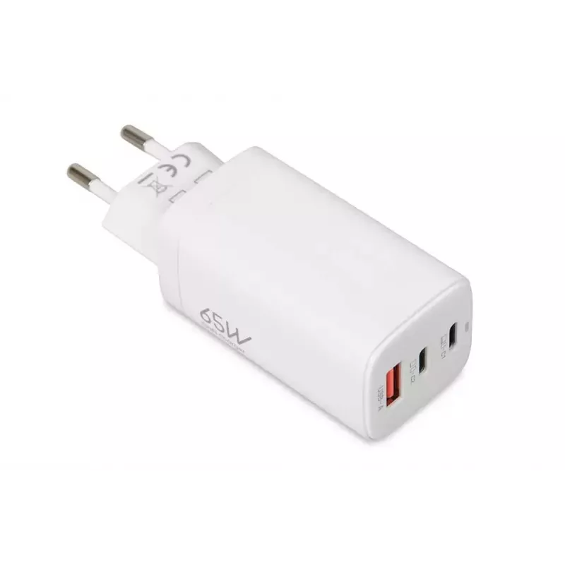 IBOX mobiles Ladegerät ILUC65W, 65W, 2x USB-C + 1x USB-A, weiß, 1,5 m Kabel