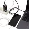 AC-Ladegerät für Mobilgeräte IBOX ILUC65B — 65 W, 3x USB (2x USB‑A Gen1, 1x USB‑C), schwarz, 100–240 V