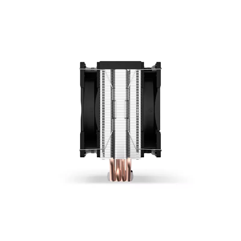 Luftkühler ENDORFY Fera 5 Dual Fan — 2x 120 mm PWM-Lüfter, 4 Heatpipes, TDP 220 W, kompatibel mit LGA 2011 und mehreren Sockeln, schwarz