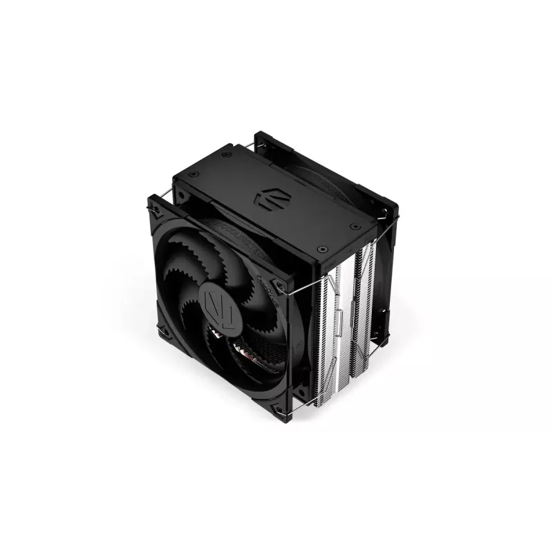 Luftkühler ENDORFY Fera 5 Dual Fan — 2x 120 mm PWM-Lüfter, 4 Heatpipes, TDP 220 W, kompatibel mit LGA 2011 und mehreren Sockeln, schwarz