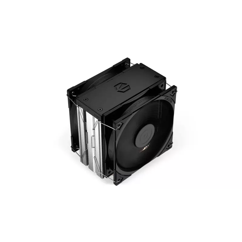 Luftkühler ENDORFY Fera 5 Dual Fan — 2x 120 mm PWM-Lüfter, 4 Heatpipes, TDP 220 W, kompatibel mit LGA 2011 und mehreren Sockeln, schwarz
