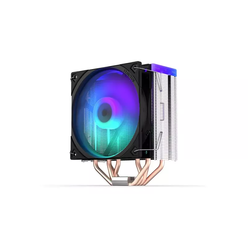 ENDORFY Fera 5 ARGB Luftkühler 120 mm Schwarz — 4 Heatpipes, 1x120 mm PWM-Lüfter, TDP 220 W, Höhe 155 mm