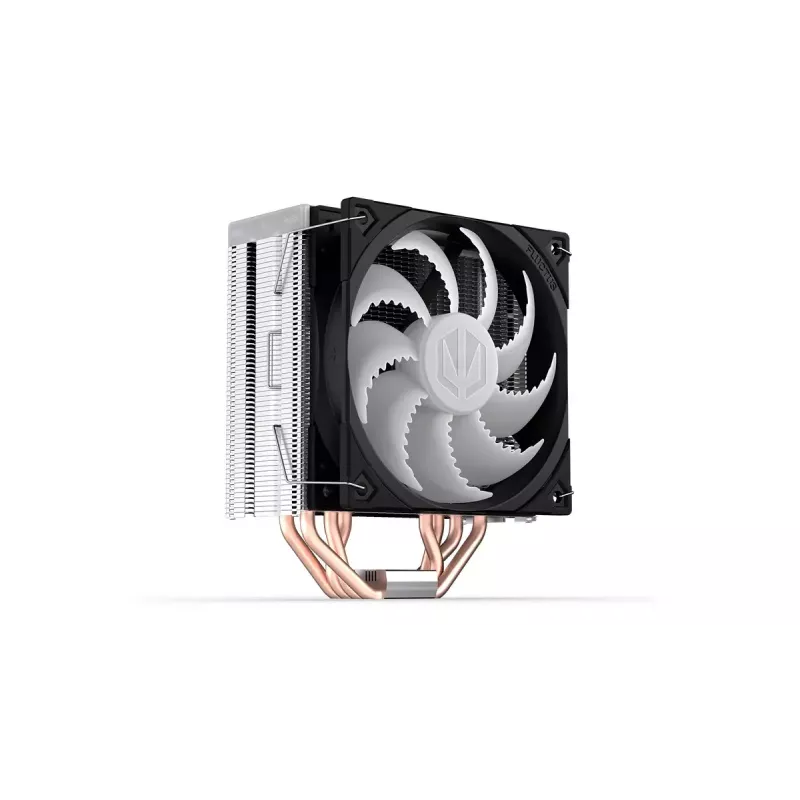 ENDORFY Fera 5 ARGB Luftkühler 120 mm Schwarz — 4 Heatpipes, 1x120 mm PWM-Lüfter, TDP 220 W, Höhe 155 mm