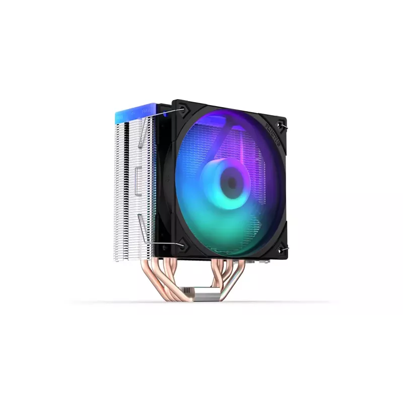 ENDORFY Fera 5 ARGB Luftkühler 120 mm Schwarz — 4 Heatpipes, 1x120 mm PWM-Lüfter, TDP 220 W, Höhe 155 mm