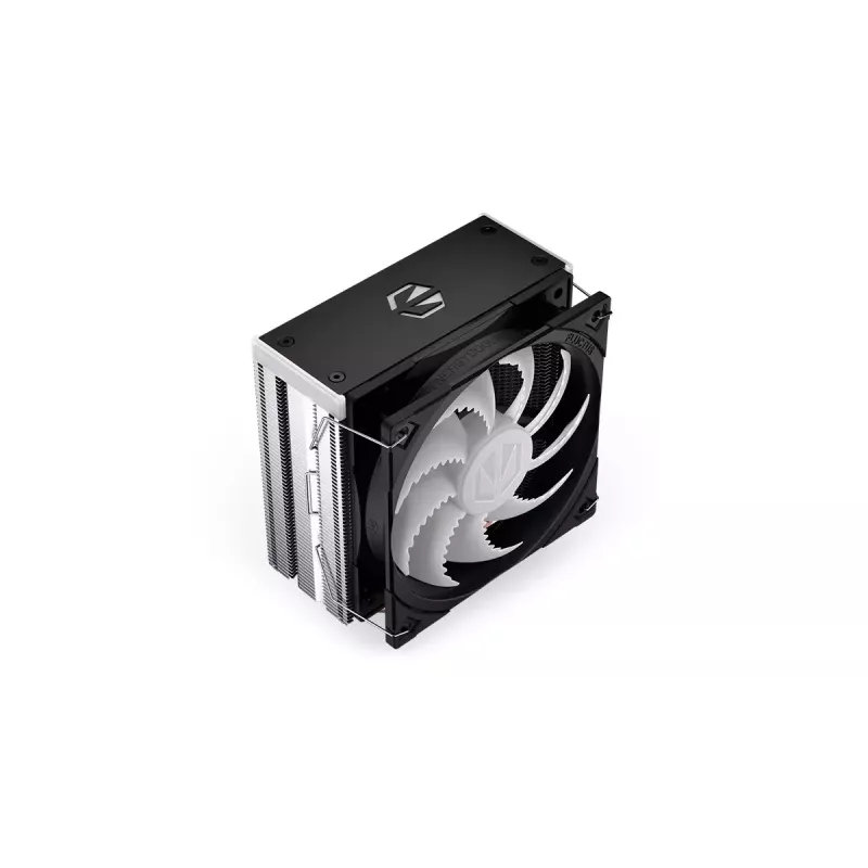 ENDORFY Fera 5 ARGB Luftkühler 120 mm Schwarz — 4 Heatpipes, 1x120 mm PWM-Lüfter, TDP 220 W, Höhe 155 mm