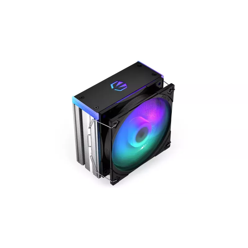 ENDORFY Fera 5 ARGB Luftkühler 120 mm Schwarz — 4 Heatpipes, 1x120 mm PWM-Lüfter, TDP 220 W, Höhe 155 mm