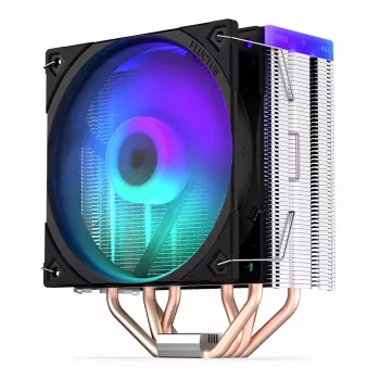 ENDORFY Fera 5 ARGB Luftkühler 120 mm Schwarz — 4 Heatpipes, 1x120 mm PWM-Lüfter, TDP 220 W, Höhe 155 mm