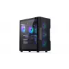 PC-Gehäuse ENDORFY Regnum 400 ARGB Tower Black — ATX, gehärtetes Glas, ARGB, 3x120mm vorne, 1x120mm hinten, unterstützt GPU 37 cm