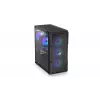 PC-Gehäuse ENDORFY Regnum 400 ARGB Tower Black — ATX, gehärtetes Glas, ARGB, 3x120mm vorne, 1x120mm hinten, unterstützt GPU 37 cm