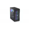 PC-Gehäuse ENDORFY Regnum 400 ARGB Tower Black — ATX, gehärtetes Glas, ARGB, 3x120mm vorne, 1x120mm hinten, unterstützt GPU 37 cm