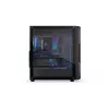 PC-Gehäuse ENDORFY Regnum 400 ARGB Tower Black — ATX, gehärtetes Glas, ARGB, 3x120mm vorne, 1x120mm hinten, unterstützt GPU 37 cm