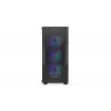 PC-Gehäuse ENDORFY Regnum 400 ARGB Tower Black — ATX, gehärtetes Glas, ARGB, 3x120mm vorne, 1x120mm hinten, unterstützt GPU 37 cm