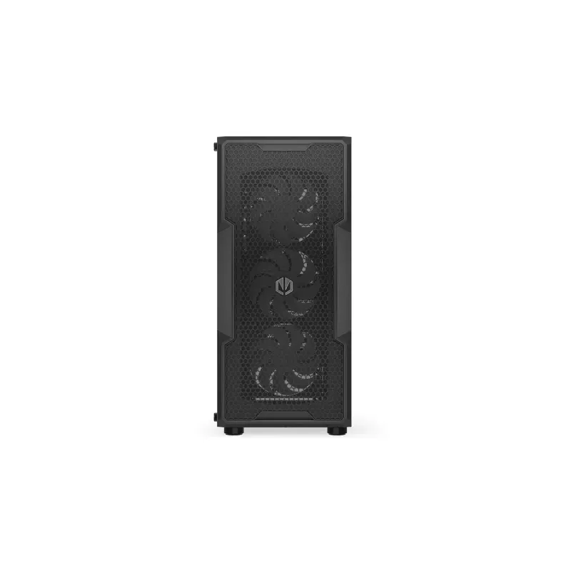 PC-Gehäuse ENDORFY Regnum 400 ARGB Tower Black — ATX, gehärtetes Glas, ARGB, 3x120mm vorne, 1x120mm hinten, unterstützt GPU 37 cm