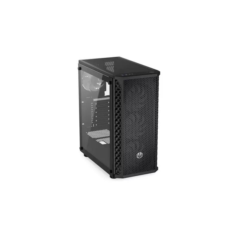 PC-Gehäuse ENDORFY Signum 300 ARGB Tower Schwarz — ATX, gehärtetes Glas, ARGB-Beleuchtung, unterstützt GPU 350 mm, CPU-Kühler-Höhe 161 mm