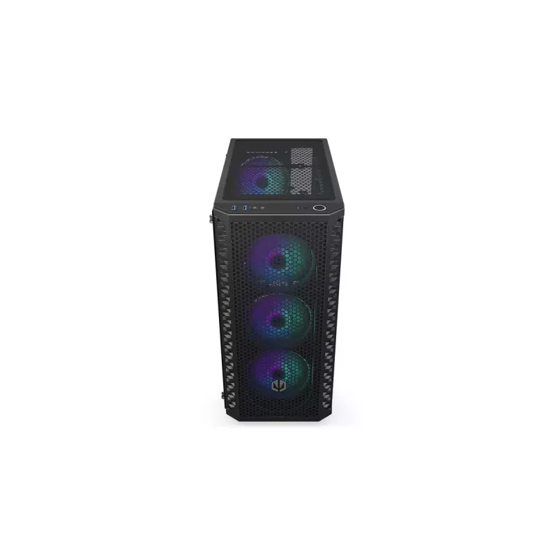 PC-Gehäuse ENDORFY Signum 300 ARGB Tower Schwarz — ATX, gehärtetes Glas, ARGB-Beleuchtung, unterstützt GPU 350 mm, CPU-Kühler-Höhe 161 mm