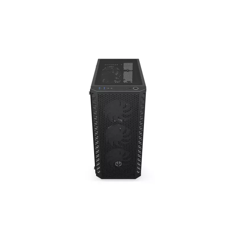 PC-Gehäuse ENDORFY Signum 300 ARGB Tower Schwarz — ATX, gehärtetes Glas, ARGB-Beleuchtung, unterstützt GPU 350 mm, CPU-Kühler-Höhe 161 mm