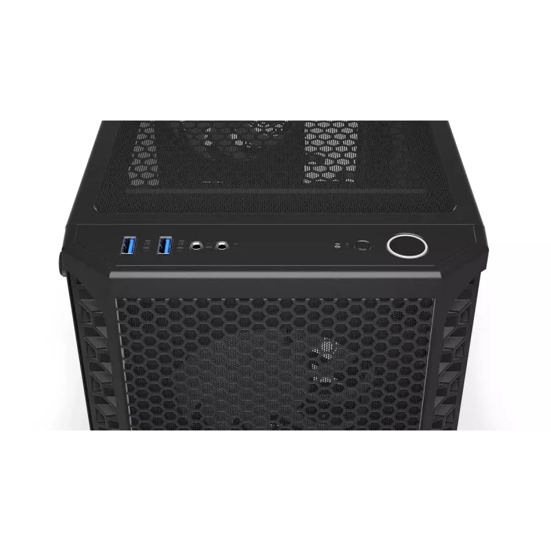 PC-Gehäuse ENDORFY Signum 300 ARGB Tower Schwarz — ATX, gehärtetes Glas, ARGB-Beleuchtung, unterstützt GPU 350 mm, CPU-Kühler-Höhe 161 mm