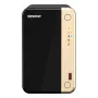 QNAP TS-264 NAS Tower Intel® Celeron® N5095 8 GB 0 TB QNAP QTS Schwarz, Gold