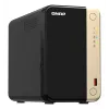 QNAP TS-264 NAS Tower Intel® Celeron® N5095 8 GB 0 TB QNAP QTS Schwarz, Gold