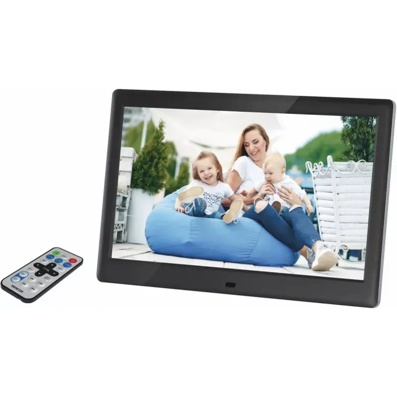 Digitaler Bilderrahmen SENCOR SDF 1082 BK, 10-Zoll 1280×800 Anzeige