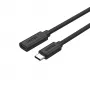 UNITEK USB-C-Kabel - USB 3.2 Gen 2 (3.1 Gen 2) - 0,5 m Schwarz